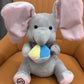 Søt gjemsel-elefant-kosedukke