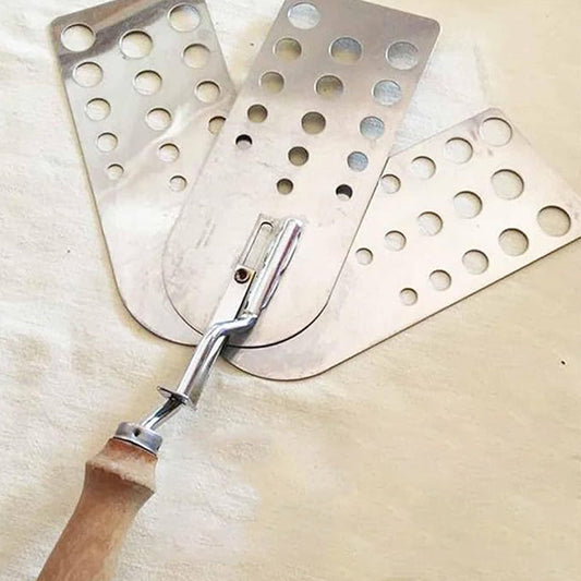 Kompakt, non-stick trippel hamburger spatel