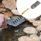 Kompakt, non-stick trippel hamburger spatel