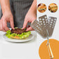 Kompakt, non-stick trippel hamburger spatel
