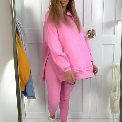 💖Stilig hettegenser og buksesett for kvinner