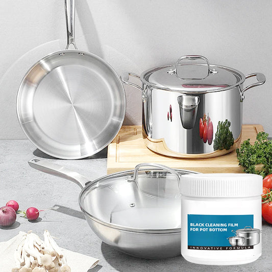 🔥 Oppløsende Masse for Bruntavfall – Dyp Rengjøring for Kjele/Fat Uten Skrapmerker, Fjerner Fedt og Brunning på 5 Min 🧽✨