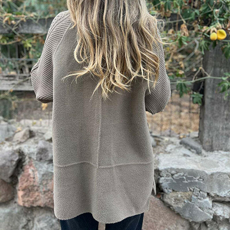 ❄️🍂Kort damekåpe med doble knapper og revers -❤️‍🔥Hold deg varm denne vinteren!
