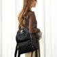 Quiltet mini-ryggsekk for damer