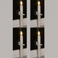 LED-stearinlys med sensor og sugekopp