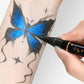 10-farget sett med midlertidige tatoveringspenner