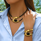 Vintage Boho Halskjede og Armbånd Sett