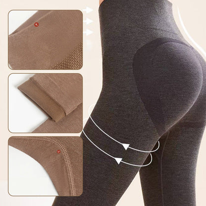 🔥Slim Fit termoleggings med høy midje for kvinner -👏Elastisk og tettsittende!