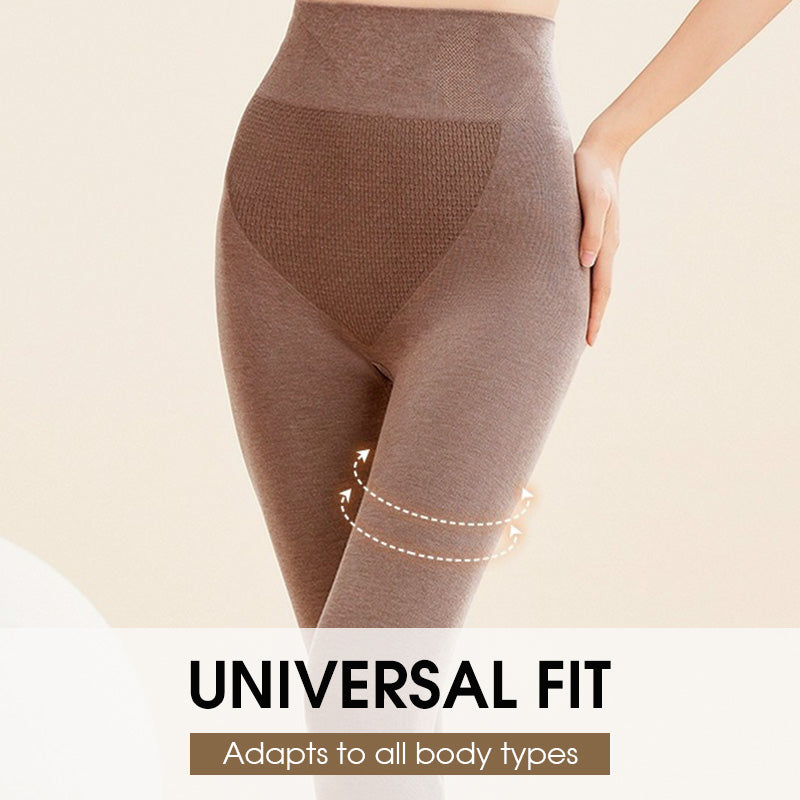 🔥Slim Fit termoleggings med høy midje for kvinner -👏Elastisk og tettsittende!