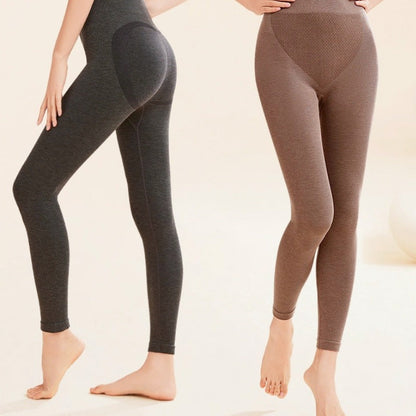 🔥Slim Fit termoleggings med høy midje for kvinner -👏Elastisk og tettsittende!