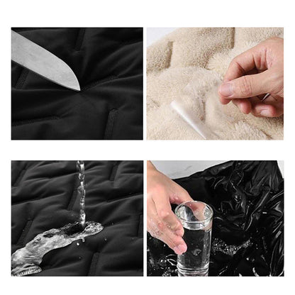 ✨️❄️Unisex vintervarm, uformell, ermeløs, vattert vest med fleecefôr