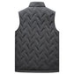 ✨️❄️Unisex vintervarm, uformell, ermeløs, vattert vest med fleecefôr