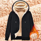 Men’s Thickened Faux Cashmere Hoodie Cardigan