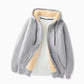 Men’s Thickened Faux Cashmere Hoodie Cardigan