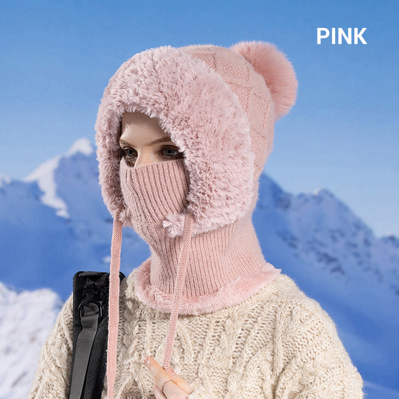 ❄️SISTE DAGS KAMPANJE - 50 % RABATT 💖 3-i-1 vinterbalaklava for kvinner