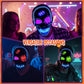 Halloween LED Hodeskallemaske