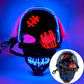 Halloween LED Hodeskallemaske