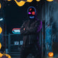 Halloween LED Hodeskallemaske