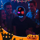 Halloween LED Hodeskallemaske