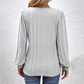 Women’s Square Neck Puff Sleeves Sweatshirt