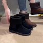 Varme slipper-ankelstøvler for damer