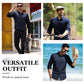 👔 Casual langermet skjorte for menn