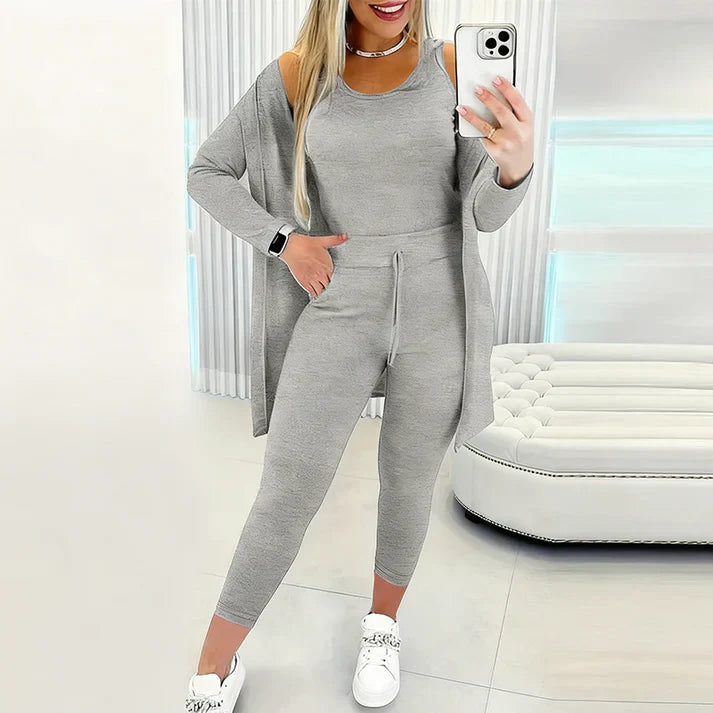 3-delers sett med casual damemote