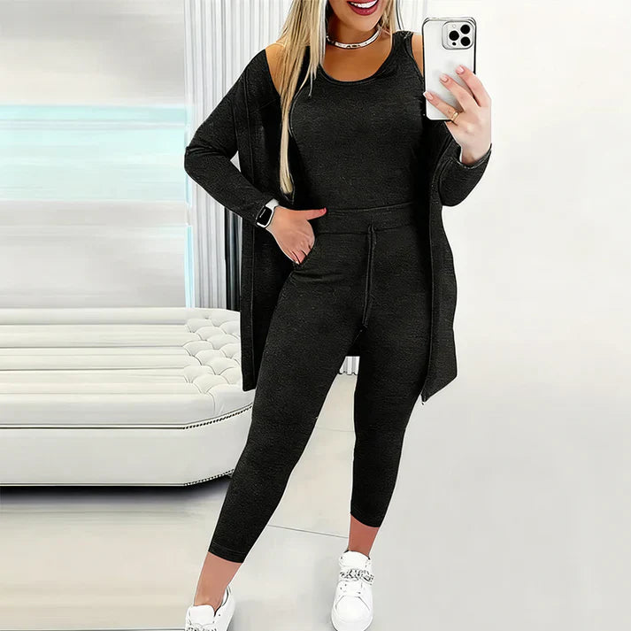 3-delers sett med casual damemote