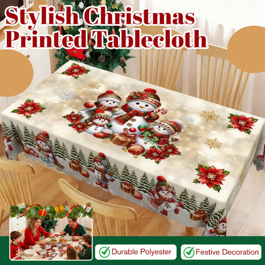 ✨Nytt til jul✨Stilig julebordduk med trykk