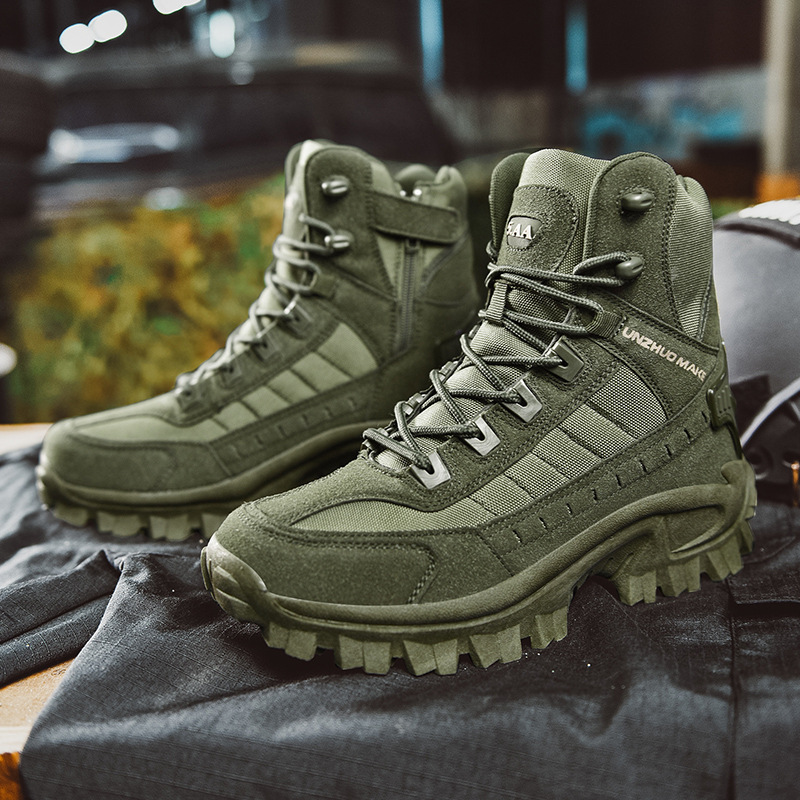 Vanntette utendørs anti-punktering arbeidskampstøvler for menn Army Boots (holdbarhetsoppgradering) EU