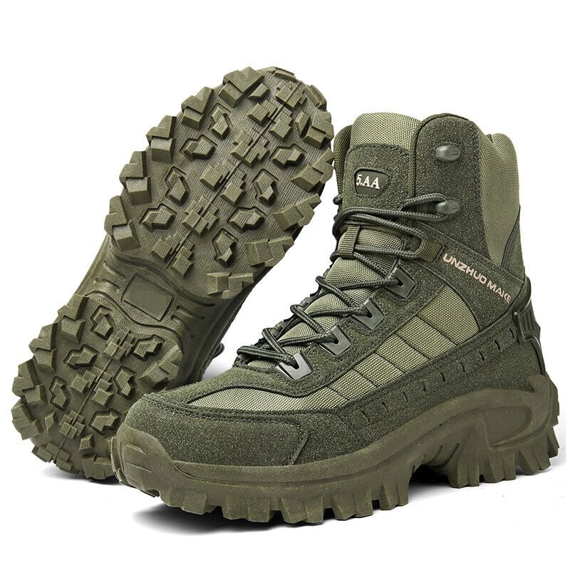 Vanntette utendørs anti-punktering arbeidskampstøvler for menn Army Boots (holdbarhetsoppgradering) EU