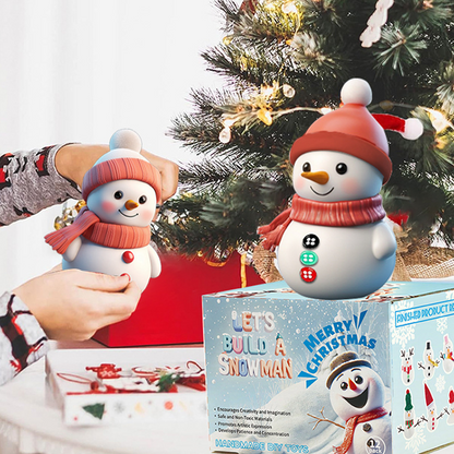 50 % RABATT🎁Lag din egen unike snømann!☃️ -✨【DIY-julepyntesett for barn】✨
