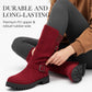 🔥Siste dag: 50% rabatt!⏰👢Damer Slouchy Boots til midt på leggen🎁