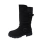 🔥Siste dag: 50% rabatt!⏰👢Damer Slouchy Boots til midt på leggen🎁