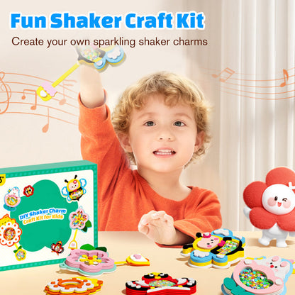 🎄Julekampanje 50 % rabatt🎁【Sensory Shaker Craft Kit for Kids】- Lag 6 rystende nøkkelringer, utvikler finmotorikk, ingen lim nødvendig!🌟