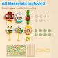 🎄Julekampanje 50 % rabatt🎁【Sensory Shaker Craft Kit for Kids】- Lag 6 rystende nøkkelringer, utvikler finmotorikk, ingen lim nødvendig!🌟