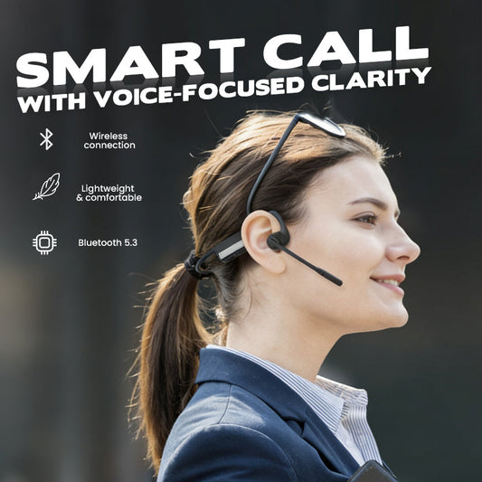 🎁Hot Sale Promotion 50% OFF🔥 Trådløst Bluetooth-hodesett med mikrofon og åpen luftledning