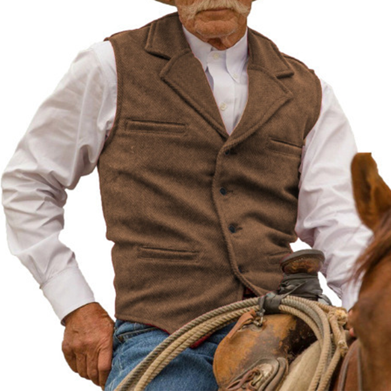Slim Fit casual businessvest for menn