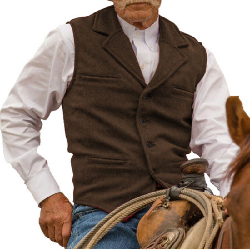 Slim Fit casual businessvest for menn
