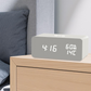 LED digital vekkerklokke med trådløs ladestasjon