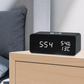 LED digital vekkerklokke med trådløs ladestasjon
