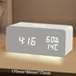 LED digital vekkerklokke med trådløs ladestasjon