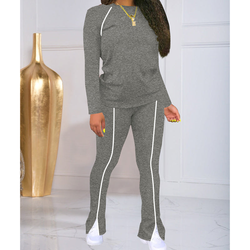 💥✨Begrenset tid 50 % rabatt✨Casual 2-delers joggedress for kvinner