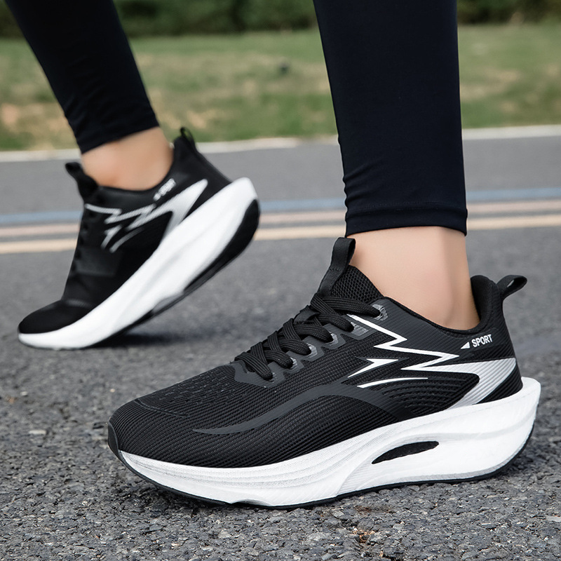 👟🔥 Pustende løpesko i mesh med støtdemping – lette, komfortable og perfekte for løping og trening 🏃 Gratis frakt