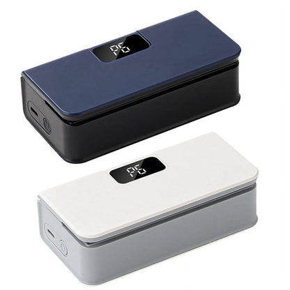 Oppladbar 2-i-1 mini-posetetningsmaskin med skjærefunksjon