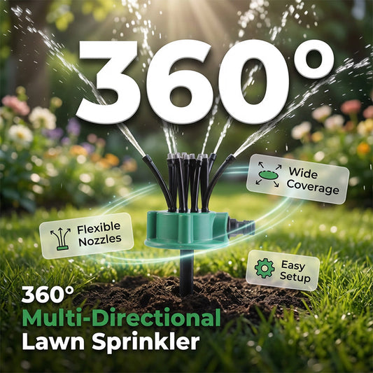 360° presisjonssprinkler for hagevanning