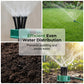 360° presisjonssprinkler for hagevanning