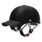 Unisex motorsykkelhjelm i baseballcap-stil
