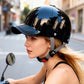 Unisex motorsykkelhjelm i baseballcap-stil