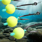 Fiskekrok med flyteball og høy oppdrift
